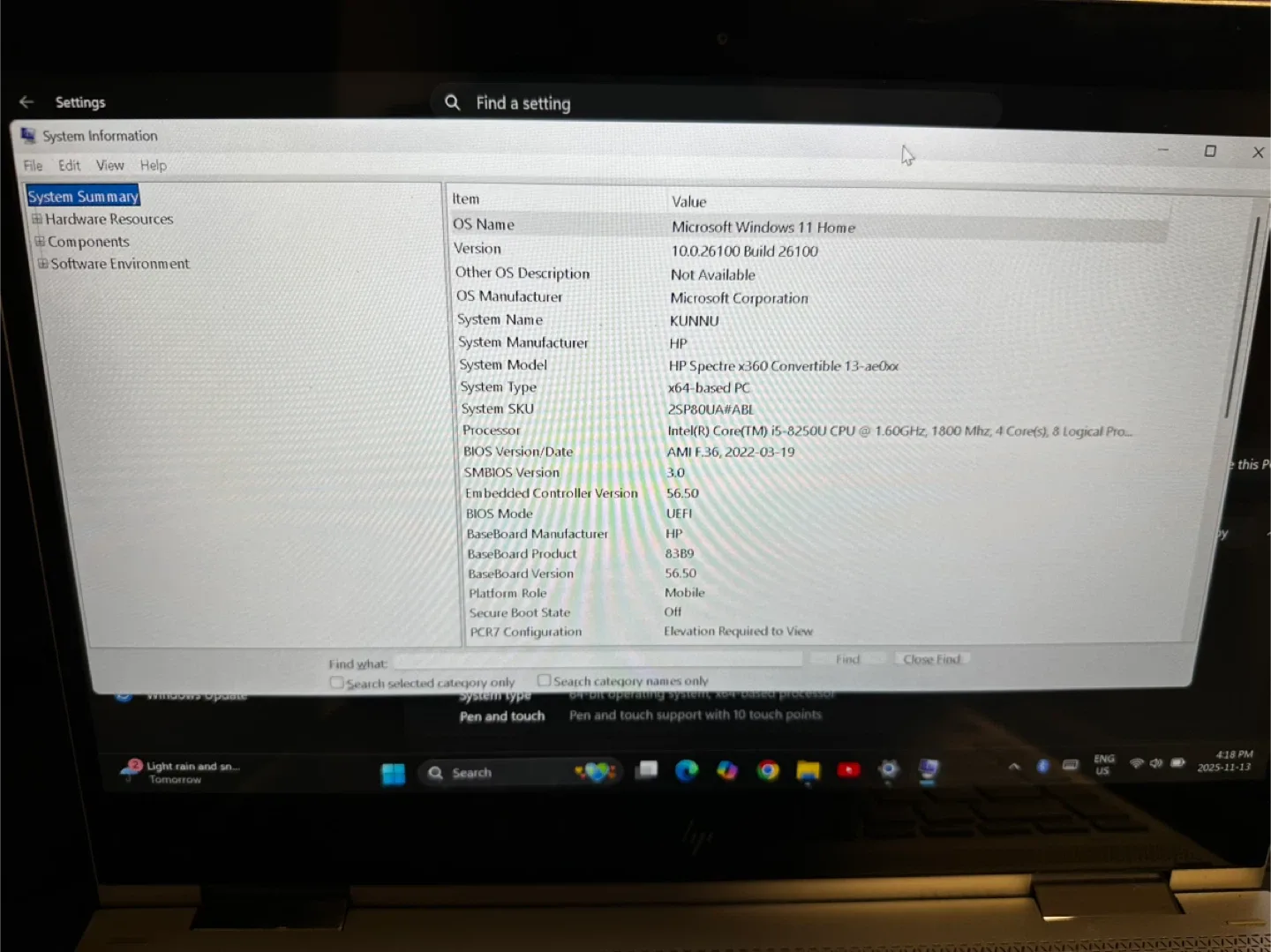 HP Spectre x360 Convertible 13-ae0xx image indicator(4)