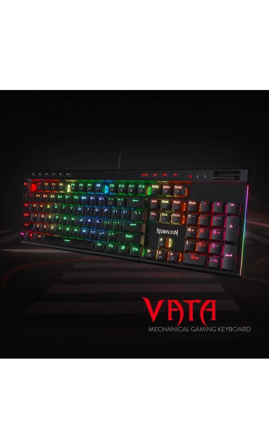 Redragon K580RGB Hot-Swappable Mechanical Keyboard