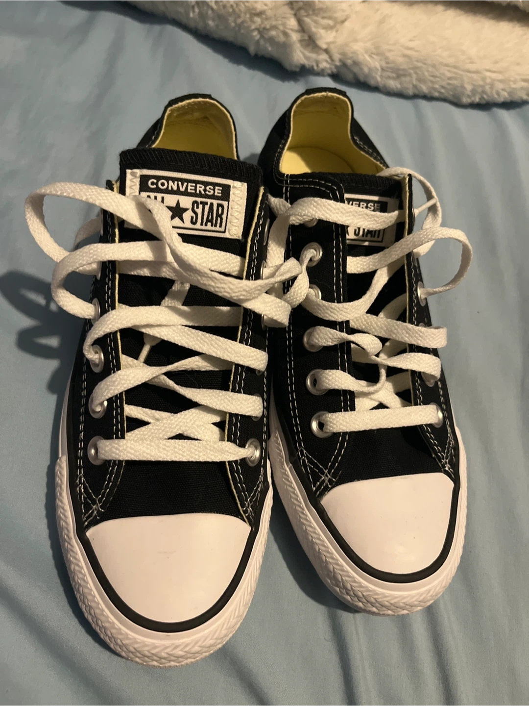 Converse All Star OX Black - Size 7 (Women’s) 5 (Men's)