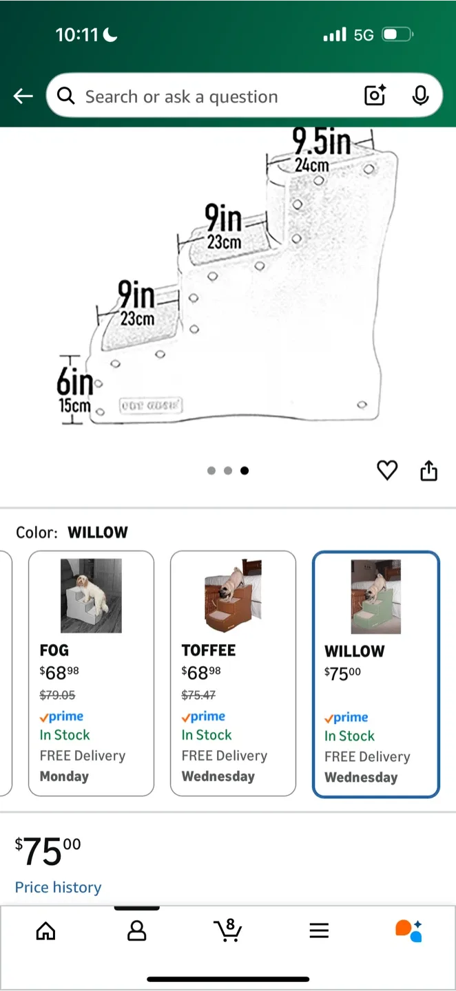 Pet Gear Easy Step IV Pet Stairs Willow image indicator(2)