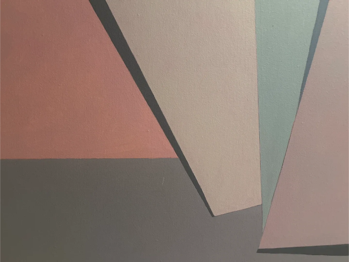 Modernist Abstract Geometric Painting - Margaret A. Newmann image indicator(3)