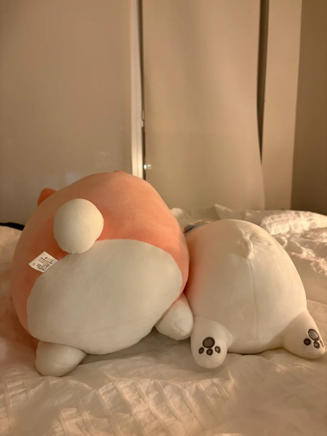 Cute Plush Pillows - Pink Cat & White Bear image indicator(3)