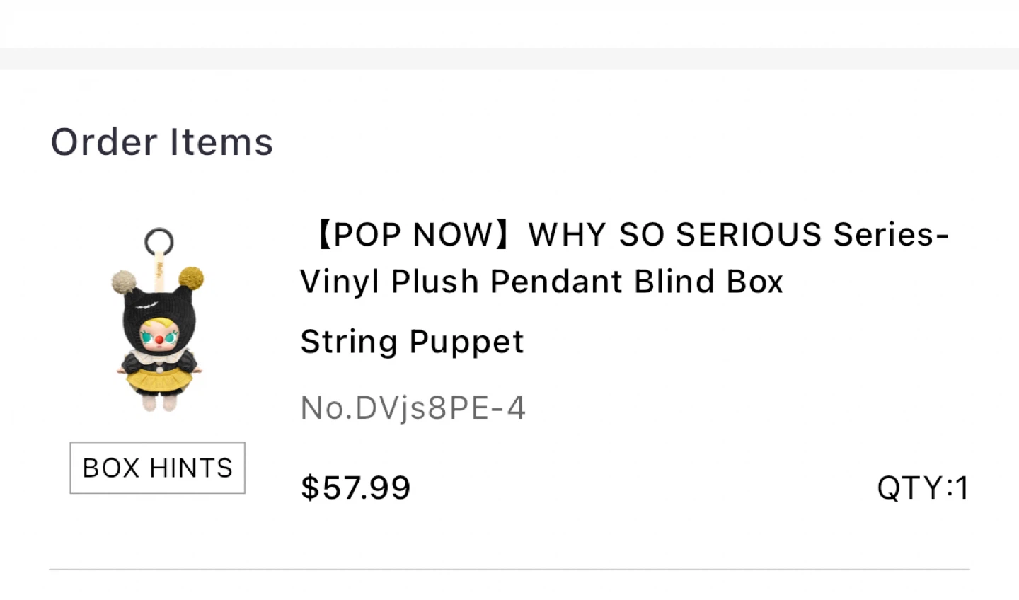 Pop Mart WHY SO SERIOUS String Puppet - photo 4