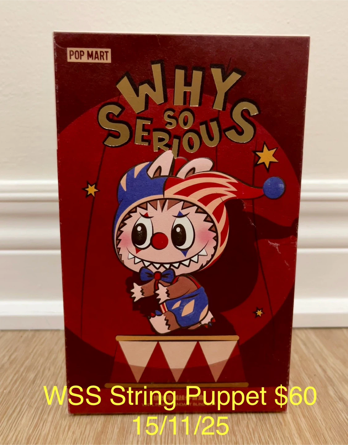 Pop Mart WHY SO SERIOUS String Puppet