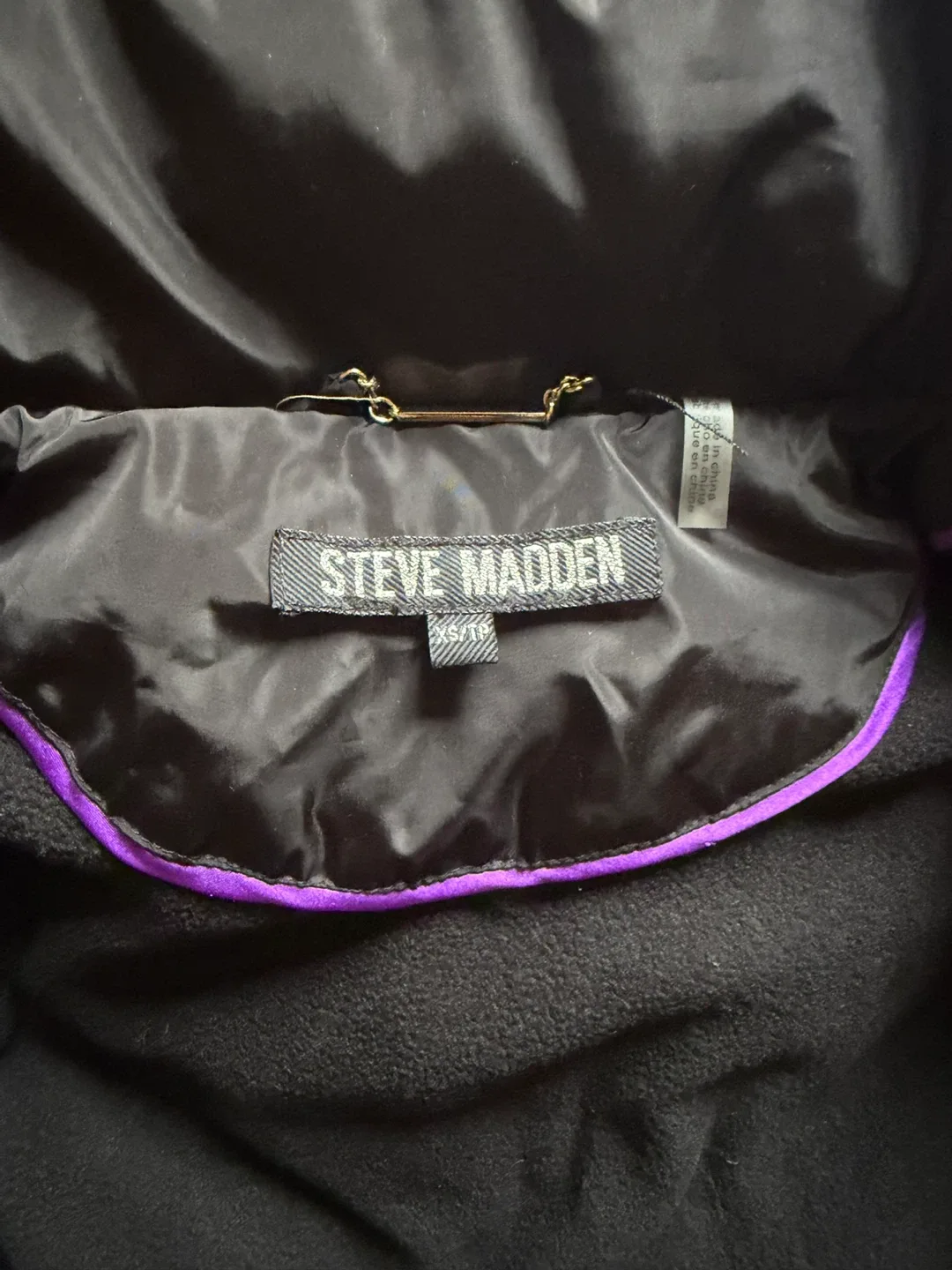 Steve Madden Black Puffer Coat image indicator(2)