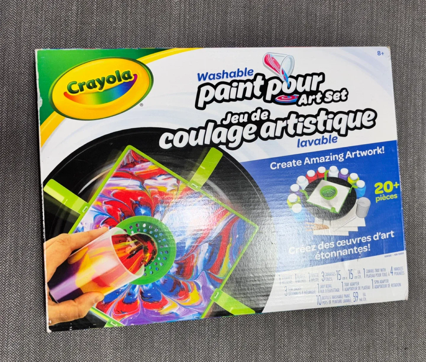 Crayola Washable Paint Pour Art Set - New! thumbnail