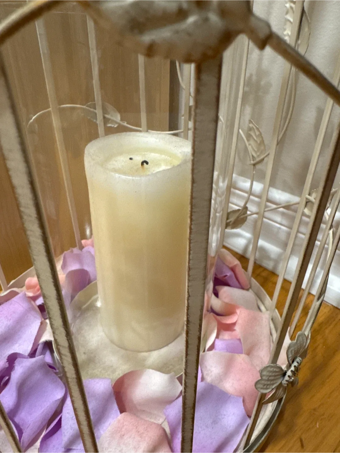 Decorative Bird Cage with Candle Holder image indicator(5)