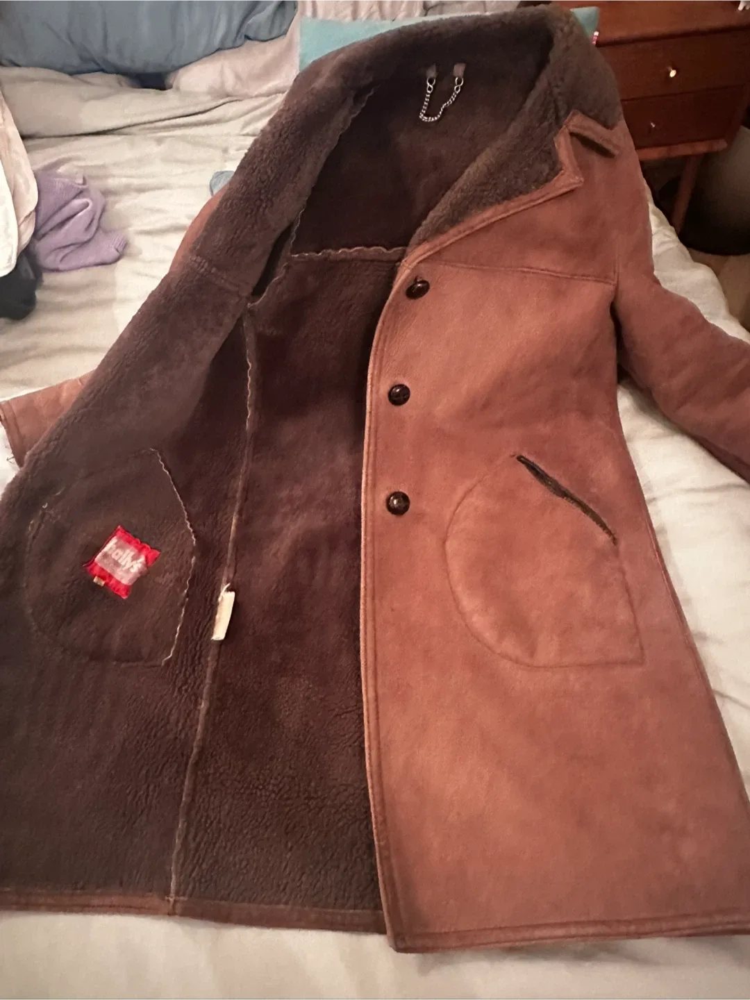 Vintage shearling coat