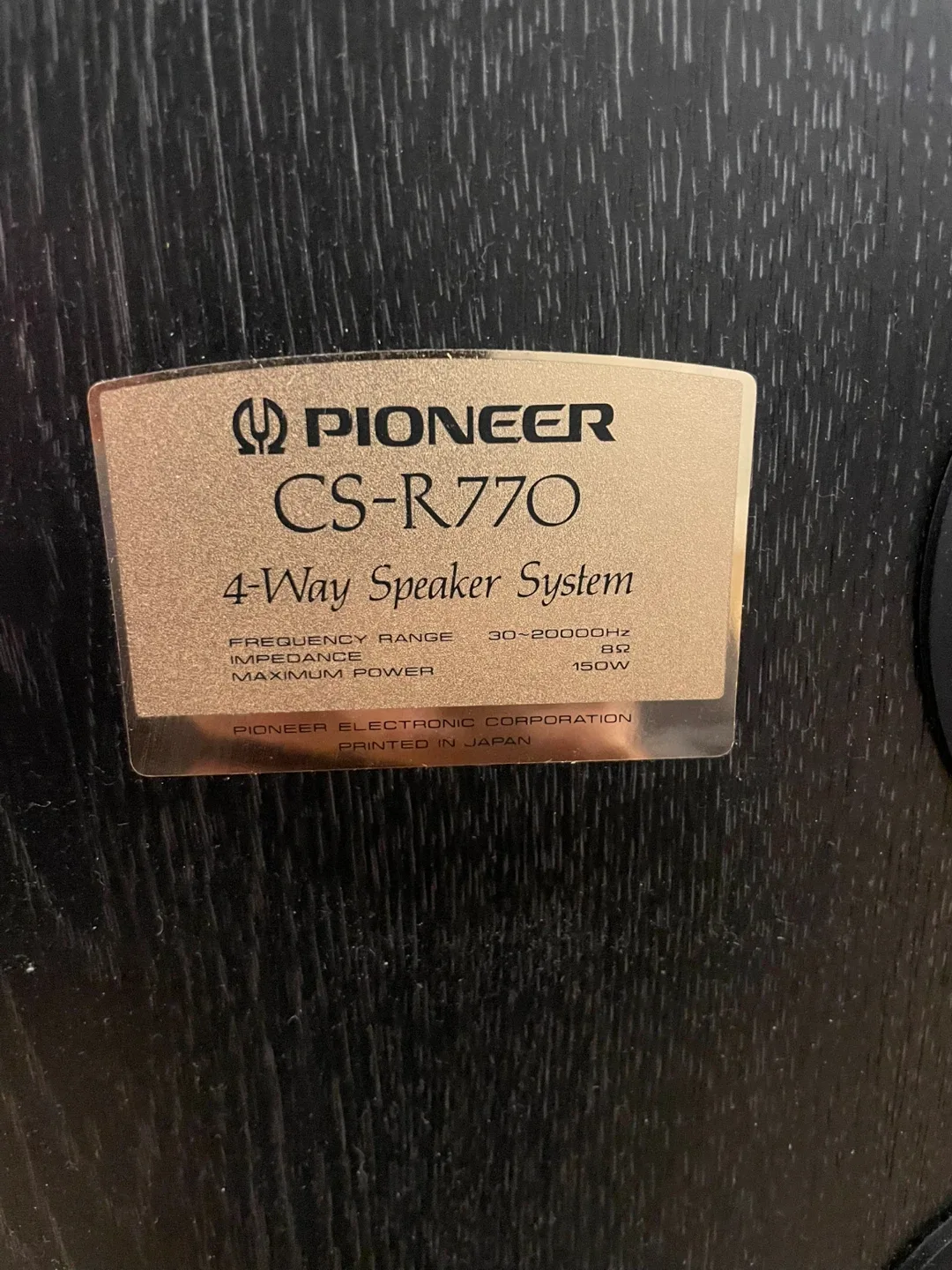 Pioneer CS-R770 4-Way Speaker System image indicator(2)