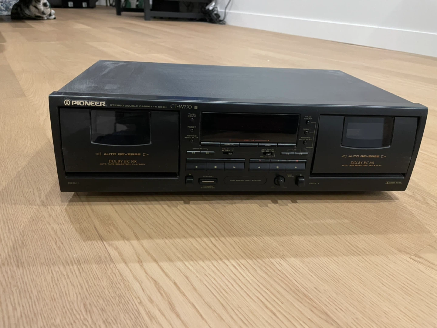Pioneer CT-W770 Stereo Double Cassette Deck