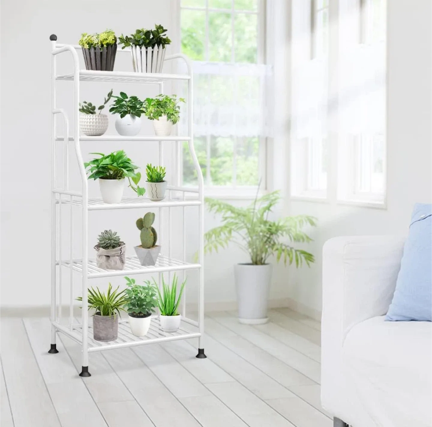 White Metal 5-Tier multi-purpose Stand image indicator(2)