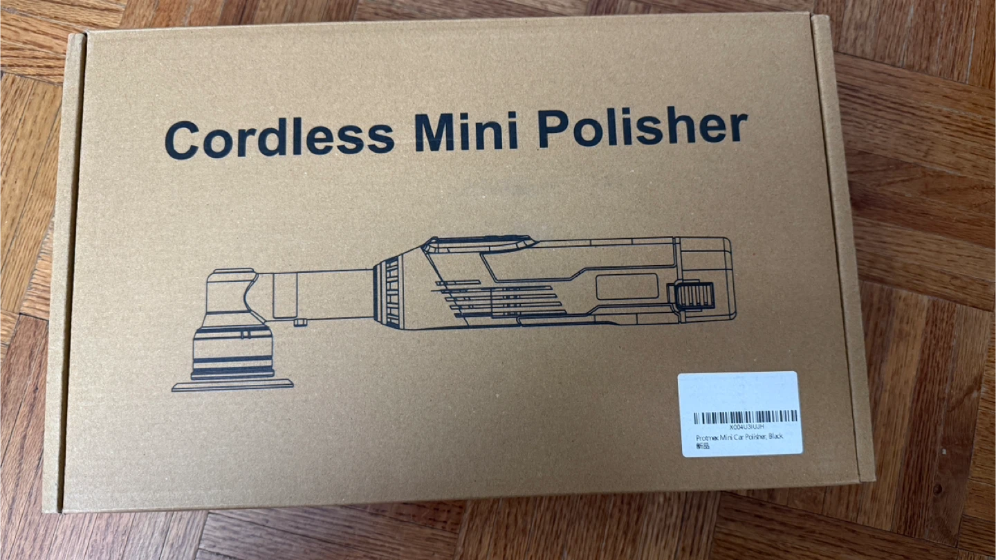New Protamex Cordless Mini Car Polisher Kit