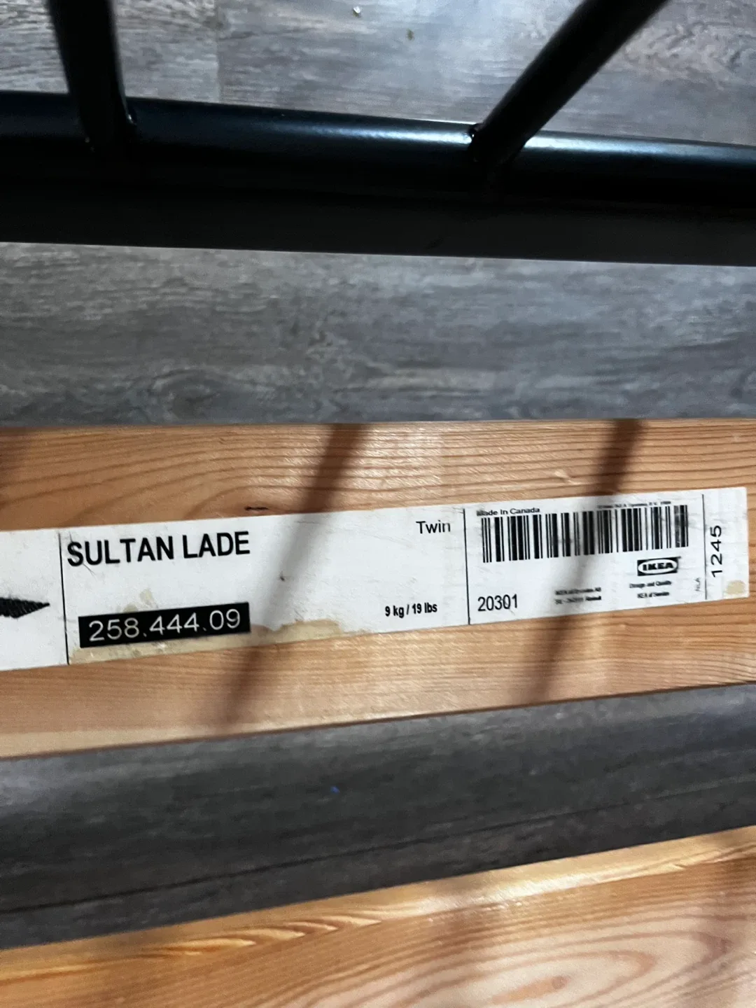 IKEA Minnen Extendable Bed Frame - Black image indicator(3)