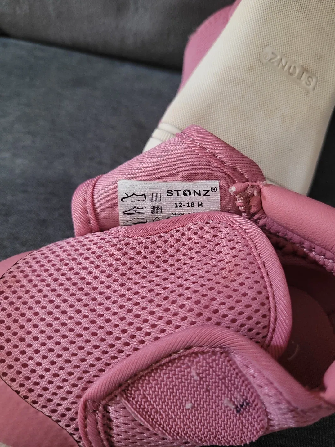 Stonz Pink Baby Shoes - Size 12-18M image indicator(4)