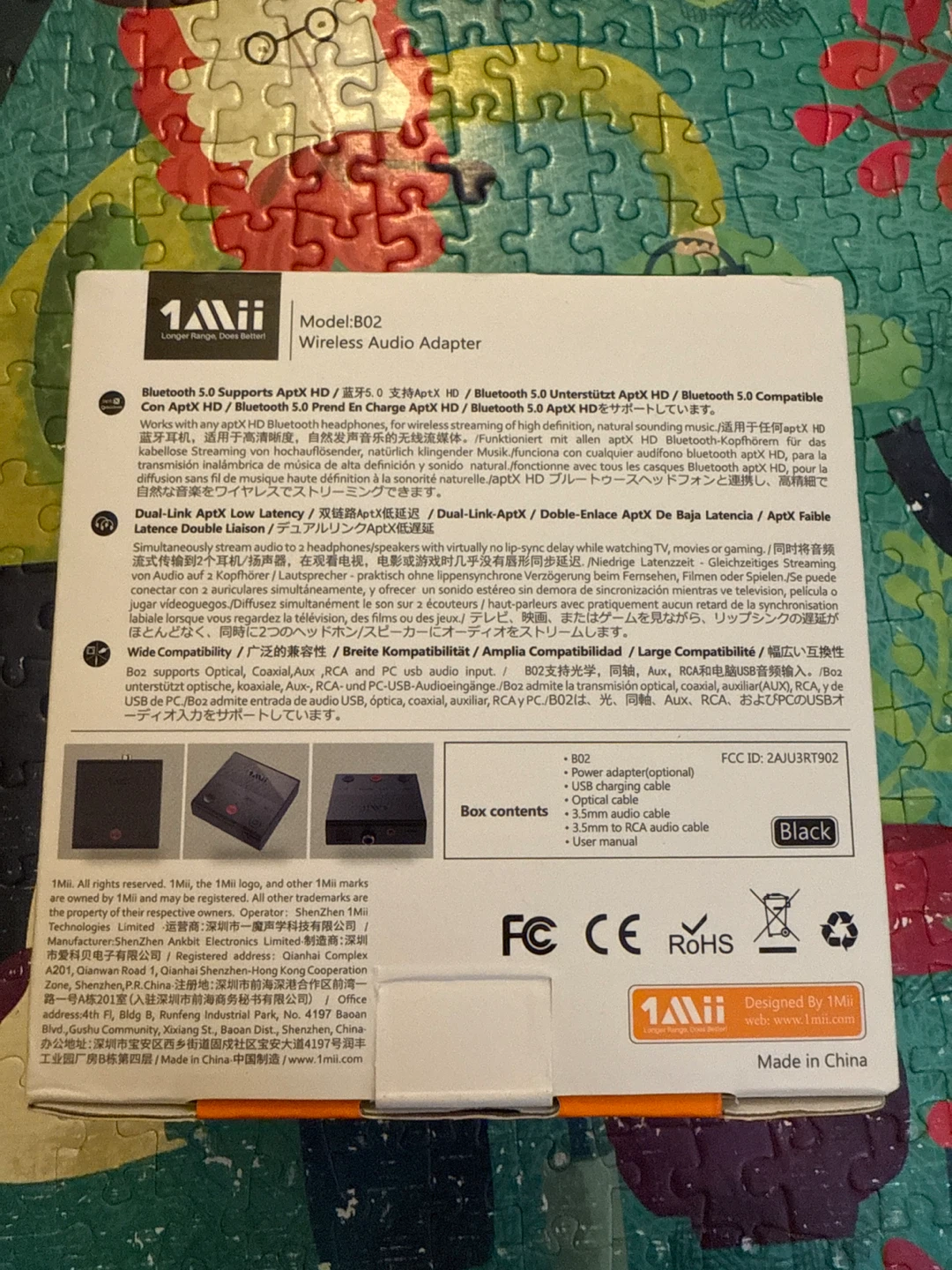 1Mii B02 Wireless Audio Adapter - New in Box - photo 3