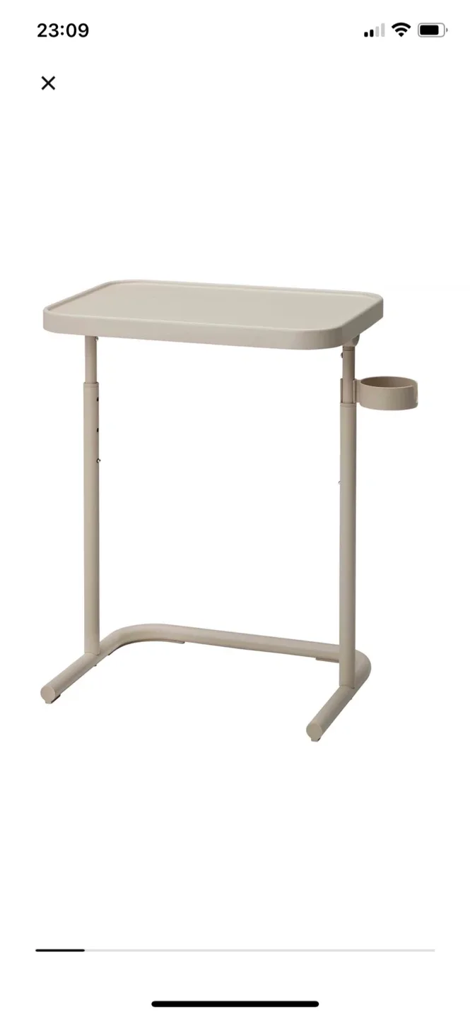 **Read- IKEA Björkåsen Laptop Table - Beige thumbnail