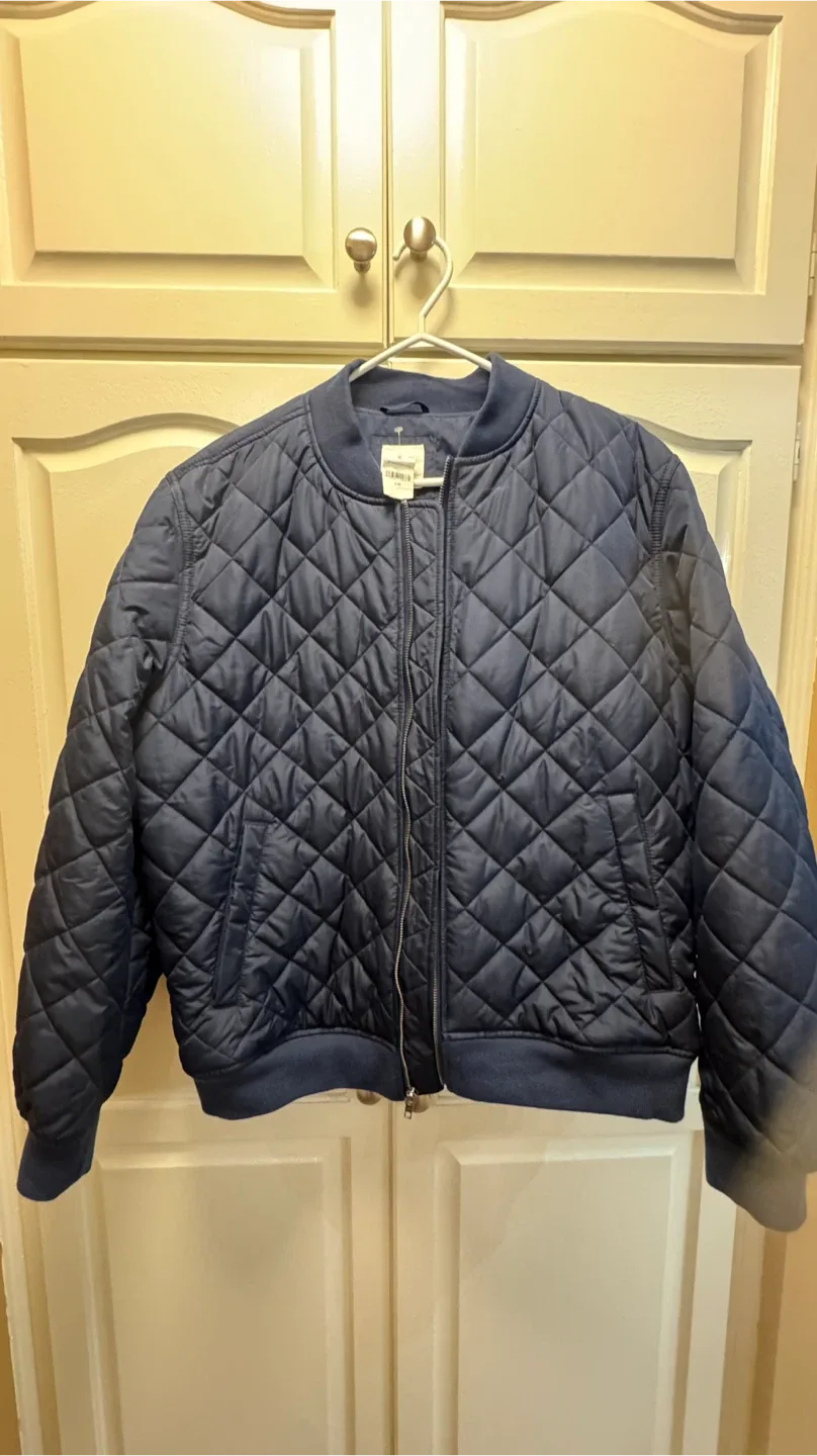 GAP Quilted Bomber Jacket - Size L