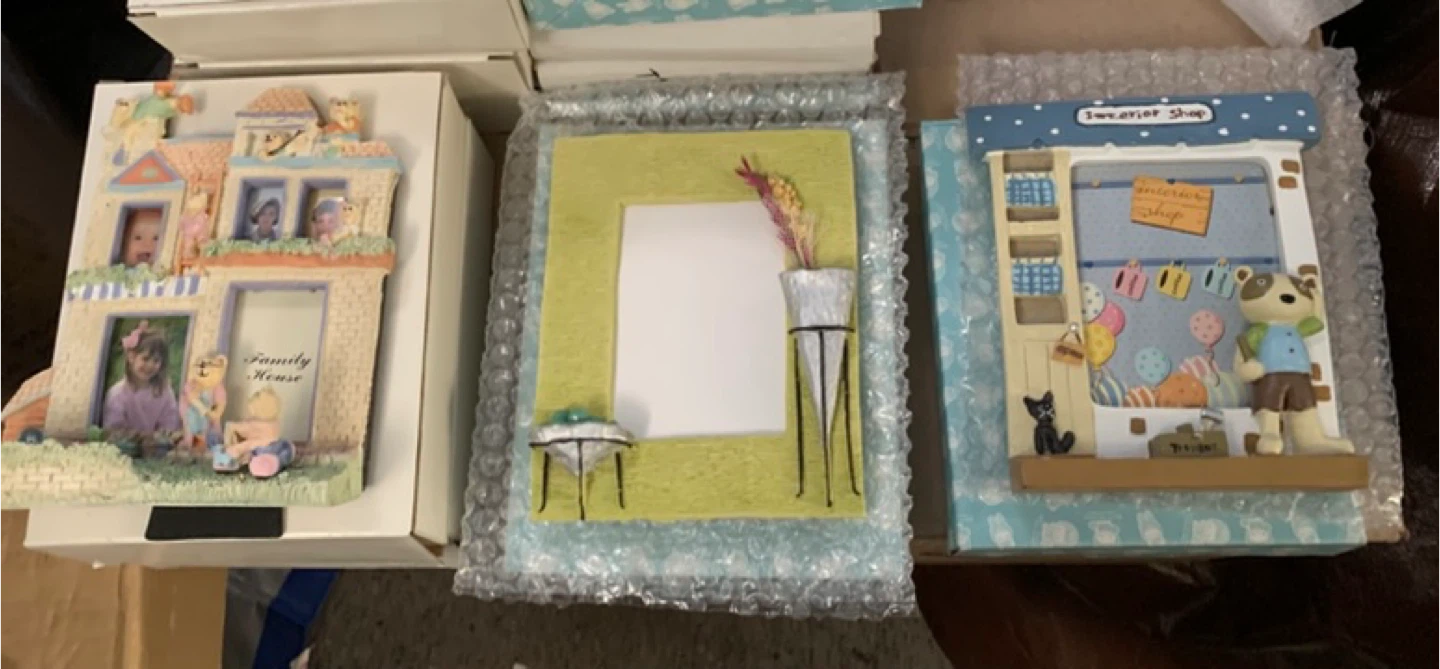 Caselot of photo frames