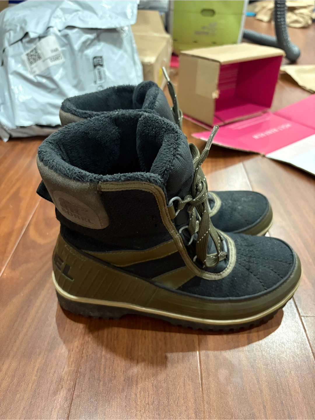 Sorel Black/Green Winter Boots - photo 2