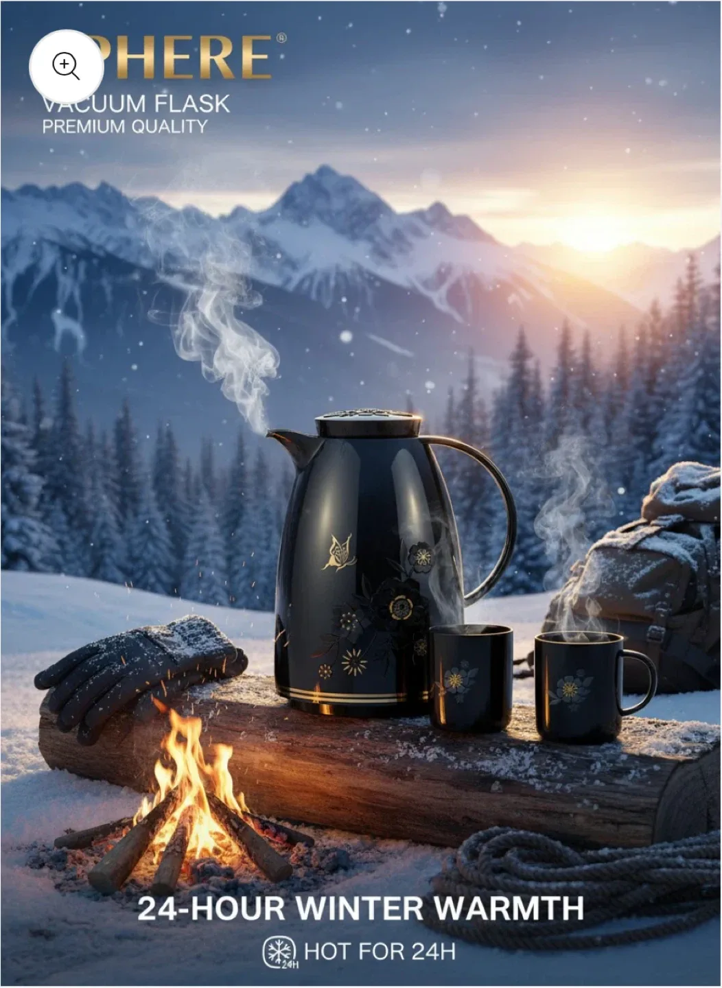 Sphere Vacuum Flask - Premium Quality image indicator(3)