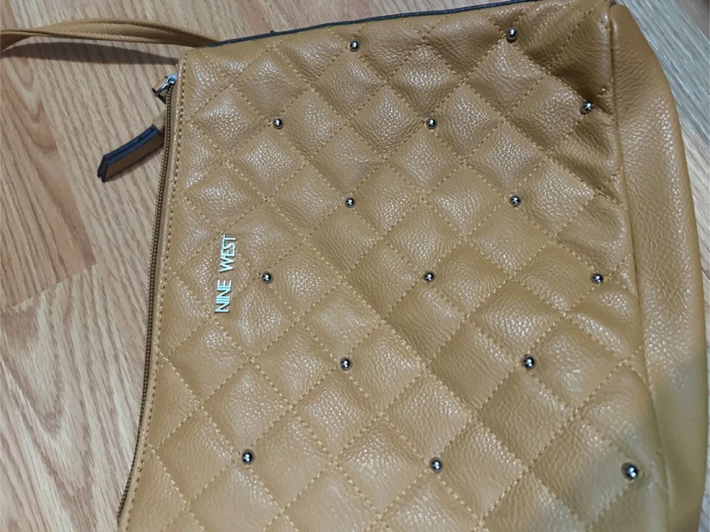 Nine West Crossbody Bag - Quilted Tan image indicator(7)