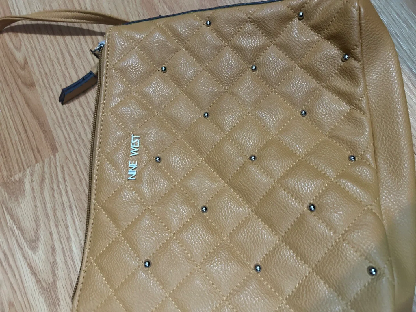 Nine West Crossbody Bag - Quilted Tan image indicator(8)