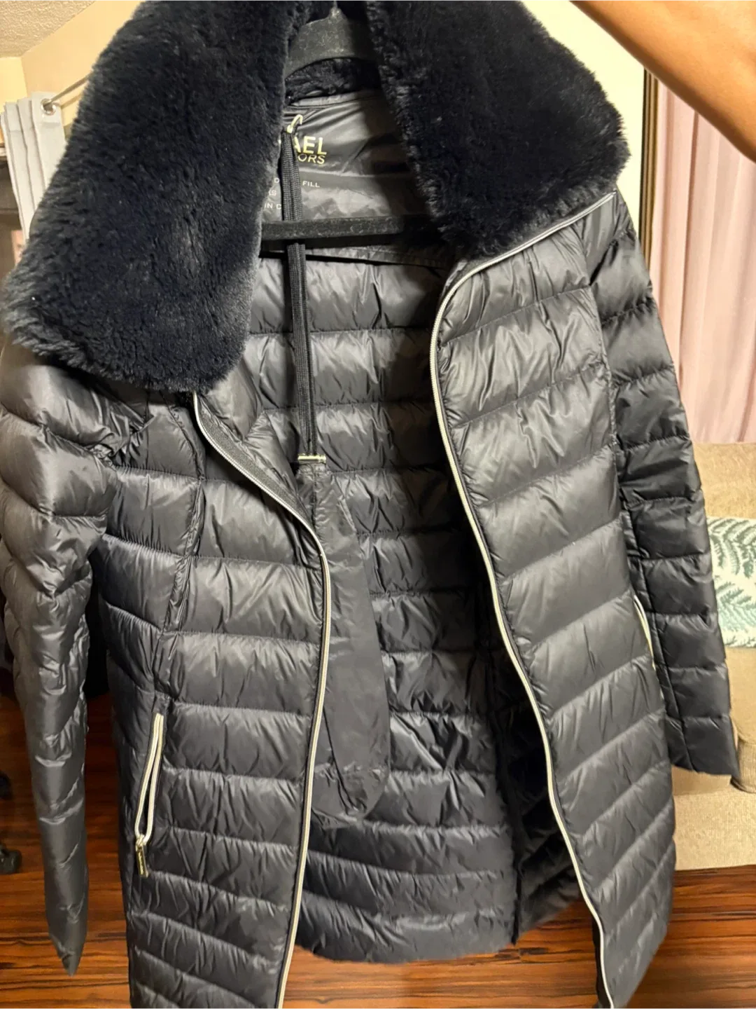 Michael Kors Black Puffer Coat