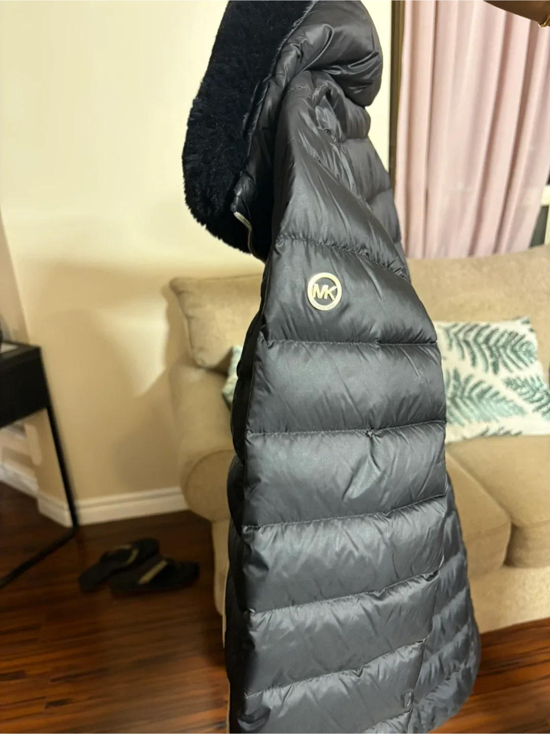 Michael Kors Black Puffer Coat image indicator(3)