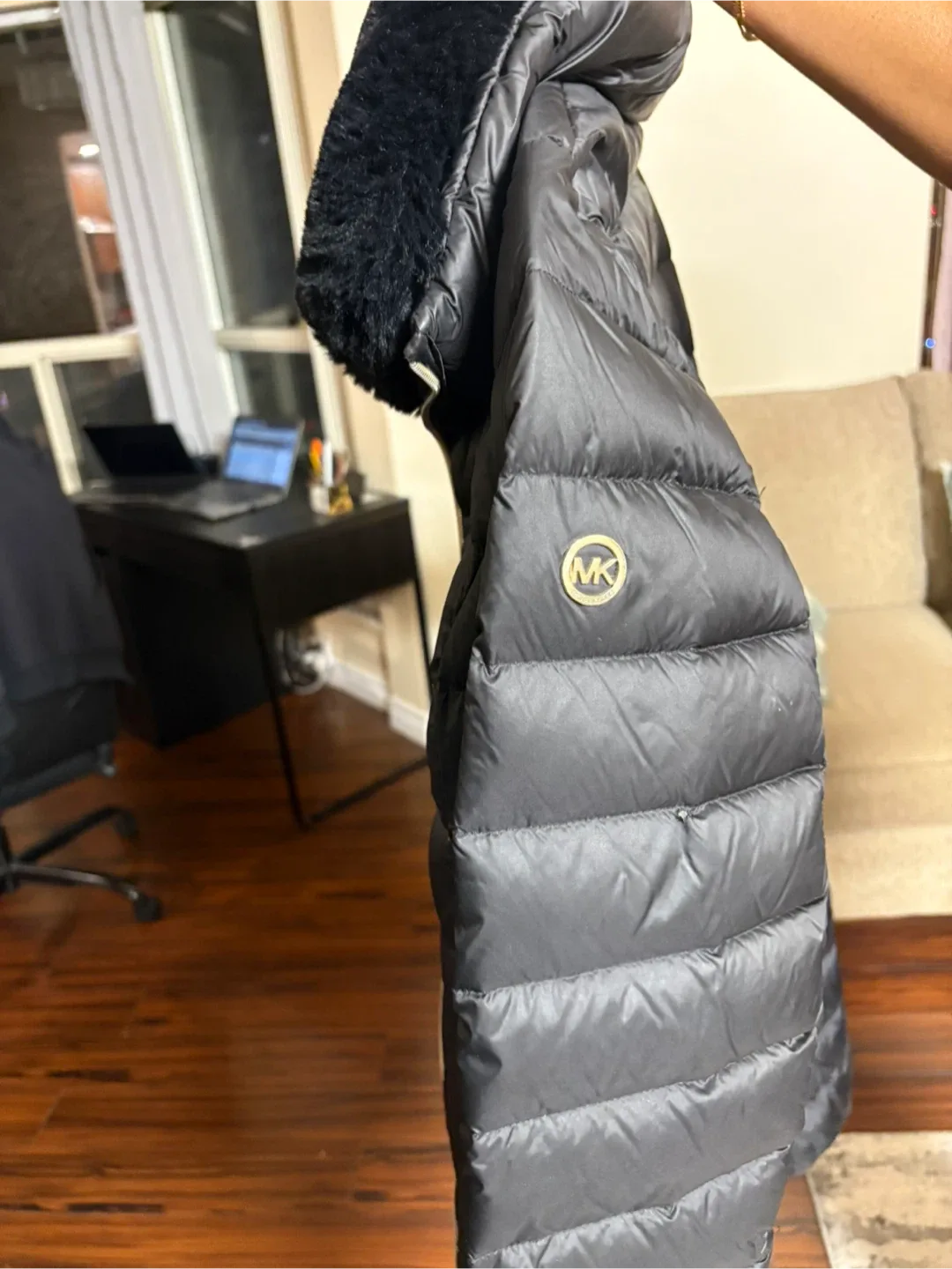 Michael Kors Black Puffer Coat image indicator(4)