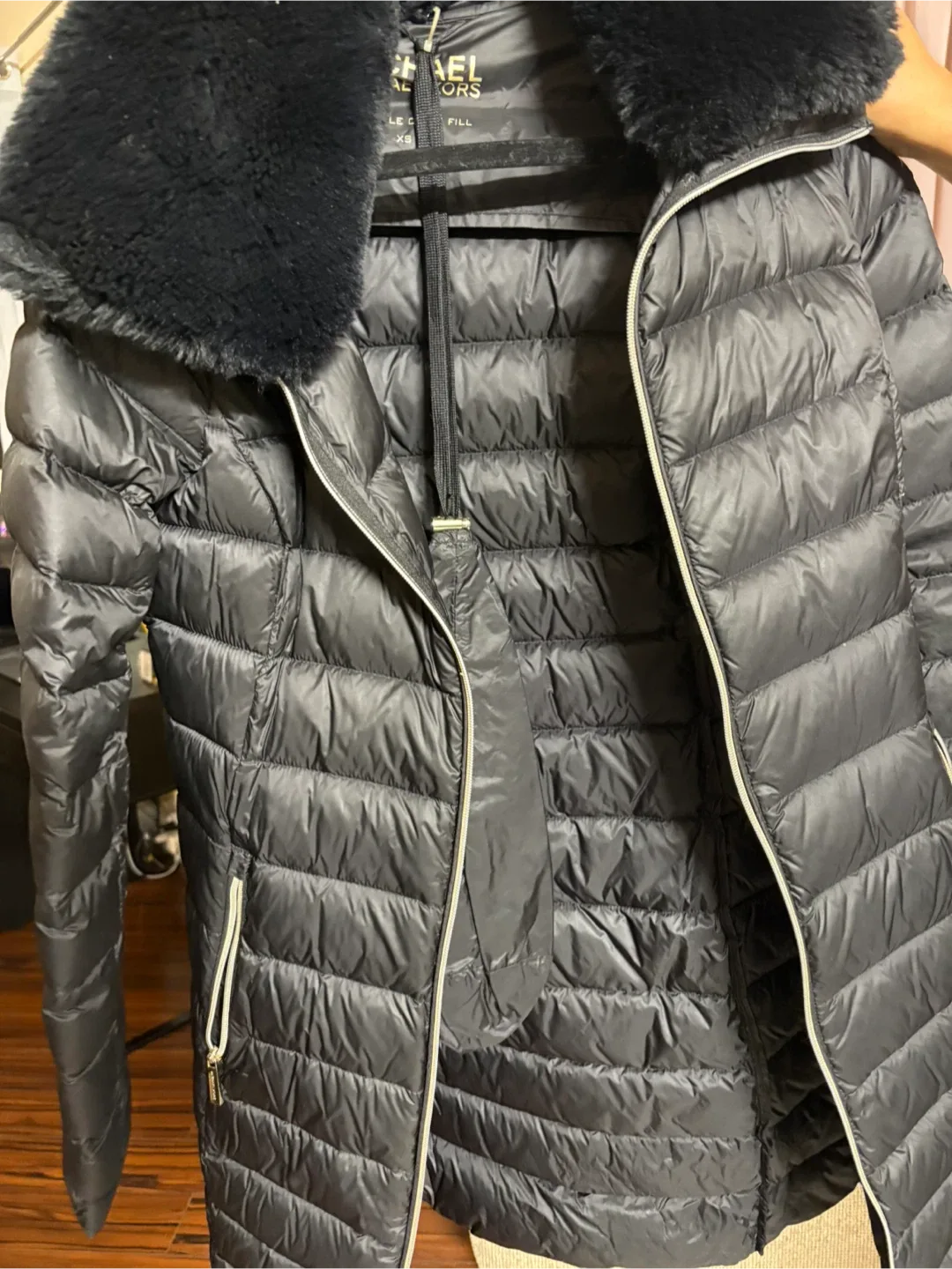 Michael Kors Black Puffer Coat image indicator(6)