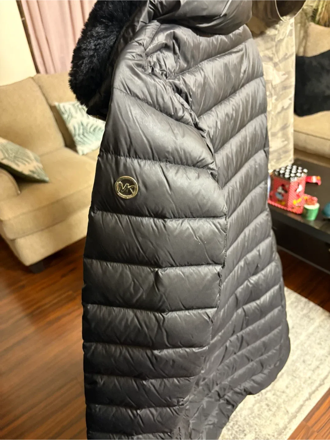 Michael Kors Black Puffer Coat image indicator(5)