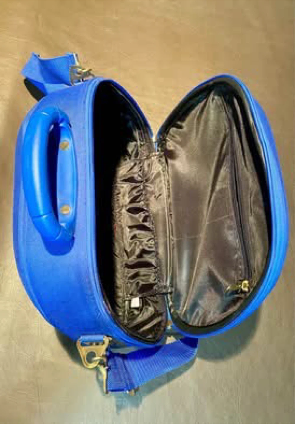 Italian Hardcover Blue Purse - photo 2