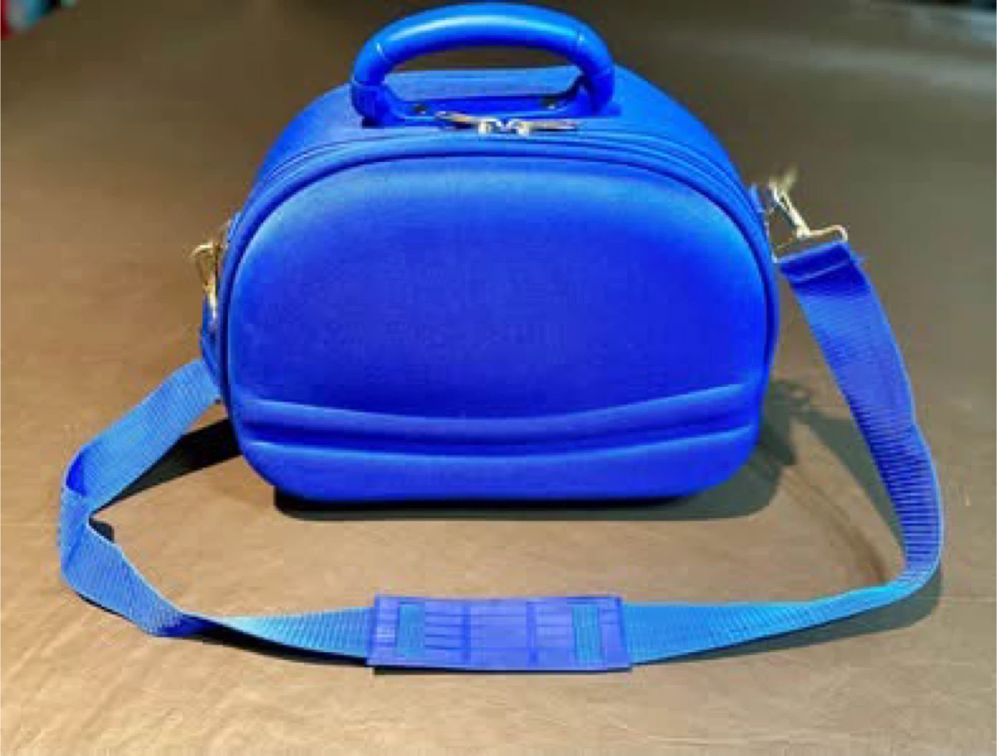 Italian Hardcover Blue Purse