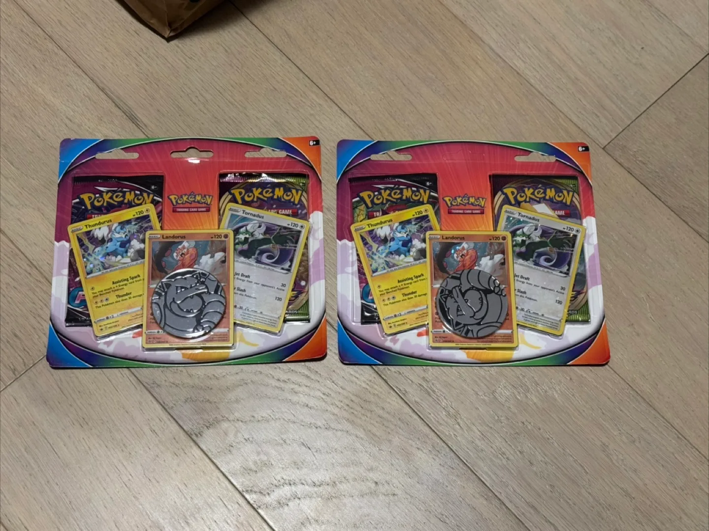 Pokémon Tornadus, Thundurus & Landorus Cards 2 pack blister