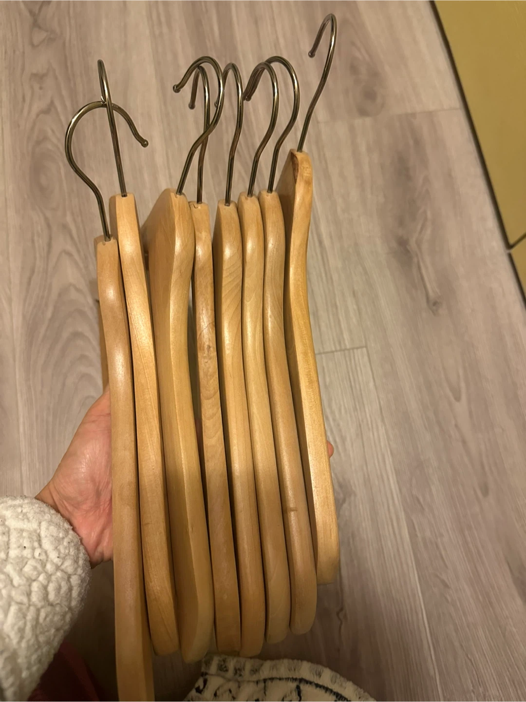 Wooden Clothes Hangers (Set of 8)