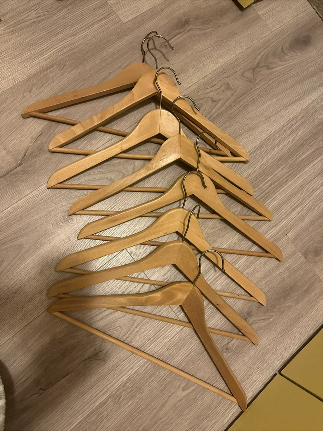 Wooden Clothes Hangers (Set of 8) image indicator(2)