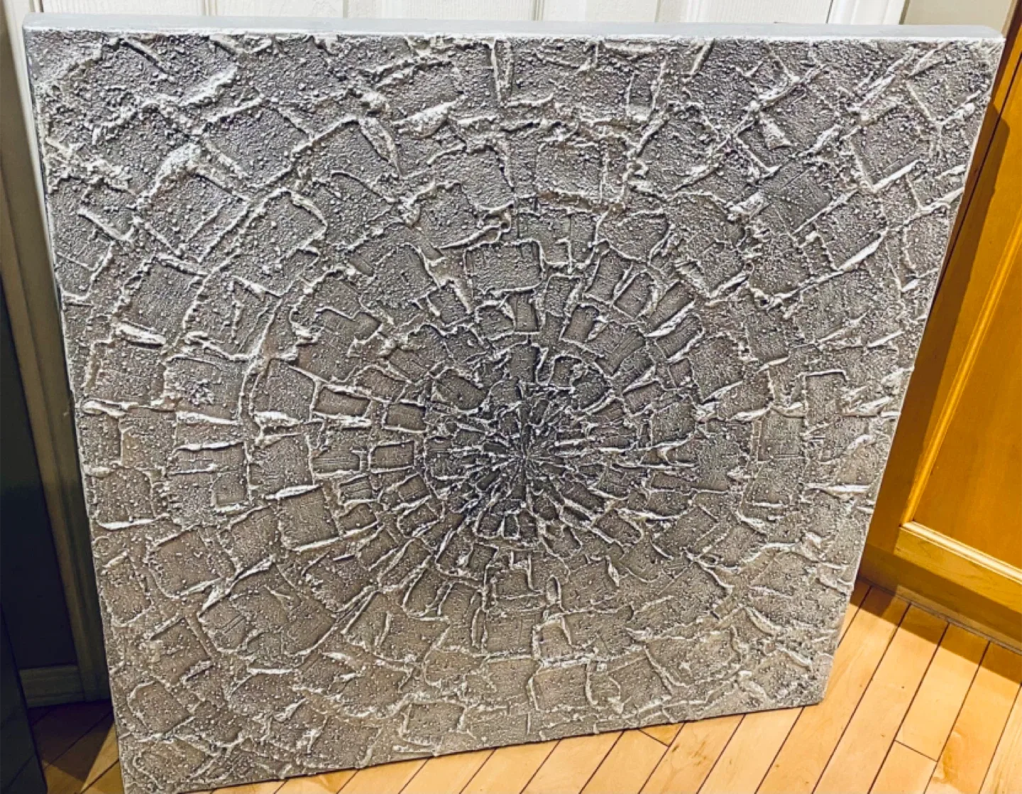 Textured Silver Wall Art