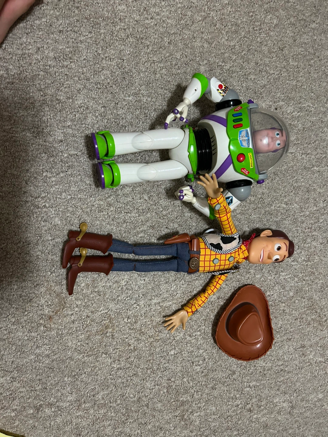 Mickey Mouse Pillow, RC Car, Toy Story toys, and lamp - photo 3