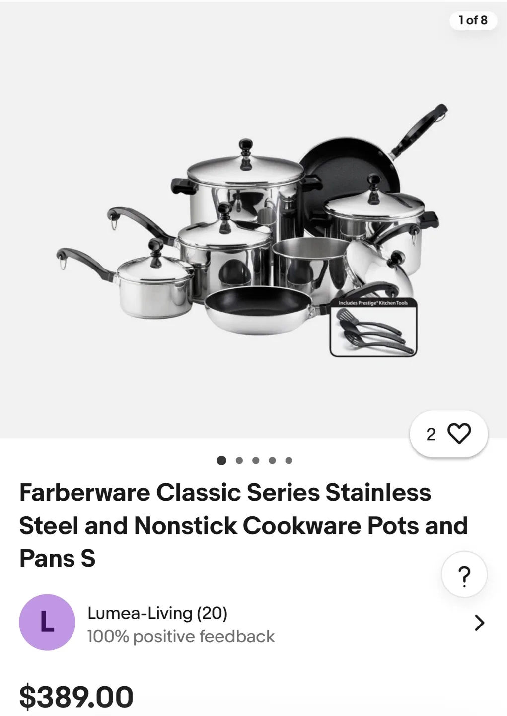 Farberware Classic 15-Pc Cookware Set - NEW