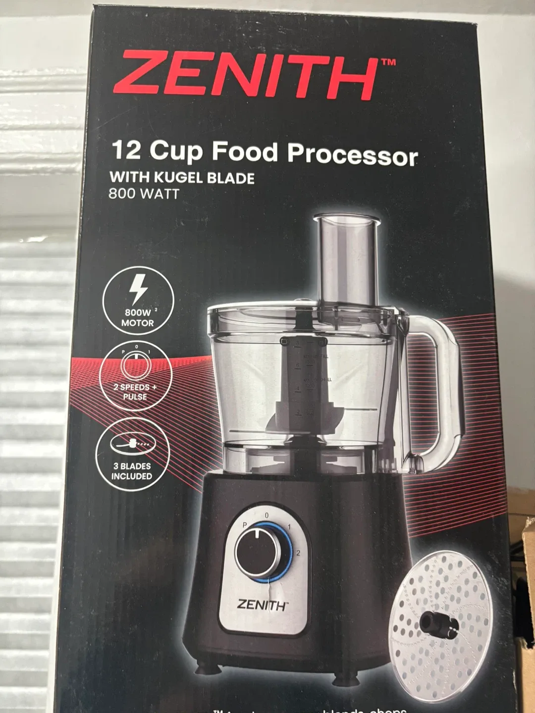 Zenith 12 Cup Food Processor - Like New! image indicator(2)