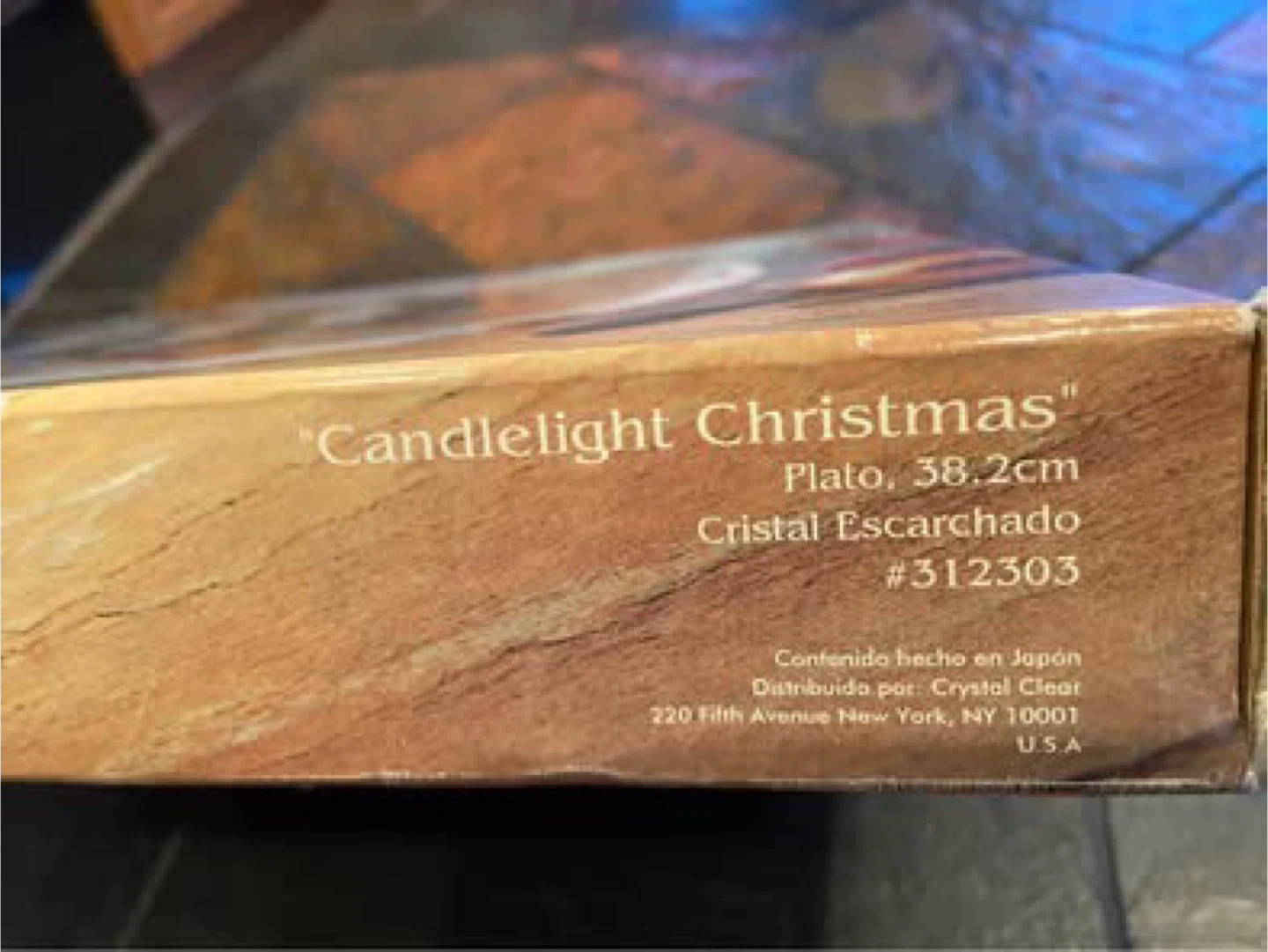 NEW Christmas Crystal Serving Platter - photo 4