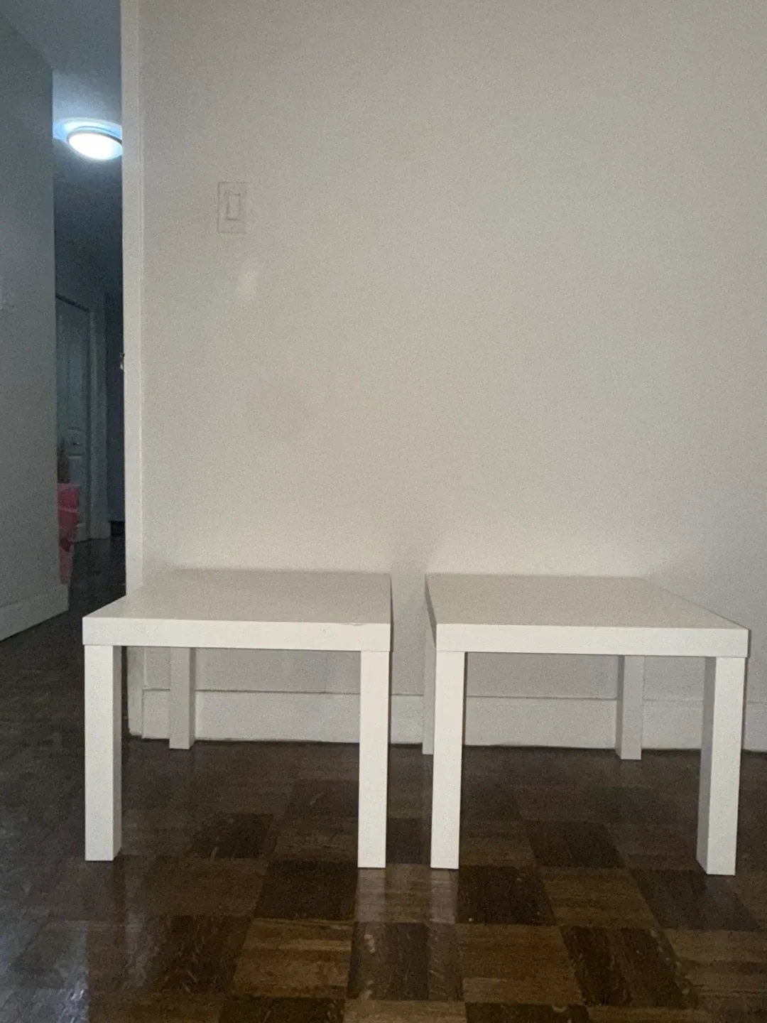 Pair of White Side Tables image indicator(2)