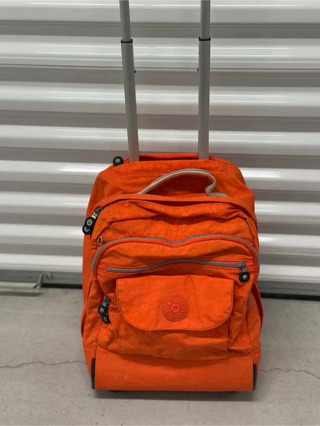 Kipling Rolling Backpack - Orange