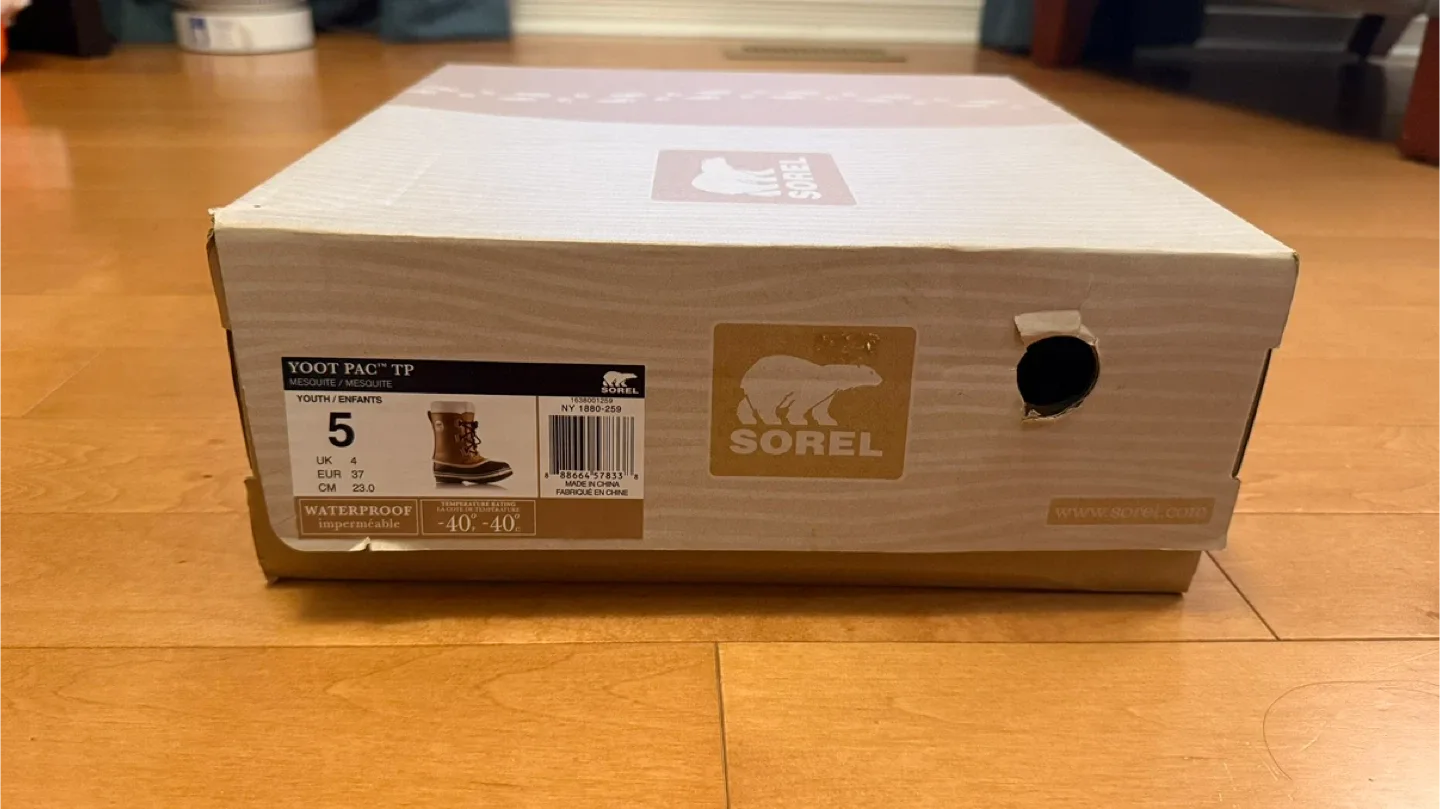 Sorel Yoot Pac TP Youth Winter Boots - Size 5