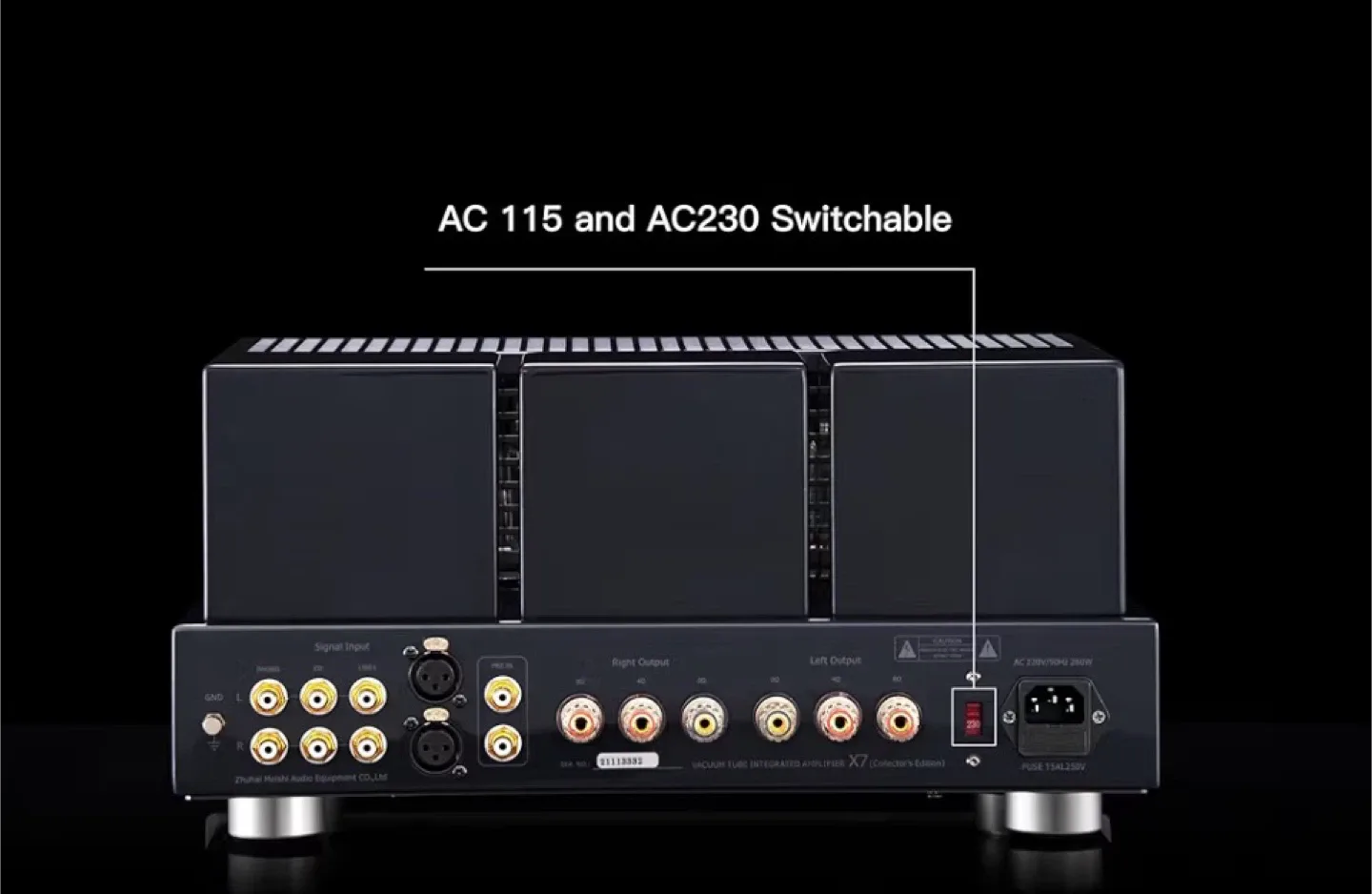 Muzishare X7 Push-Pull Vacuum Tube Amplifier image indicator(4)