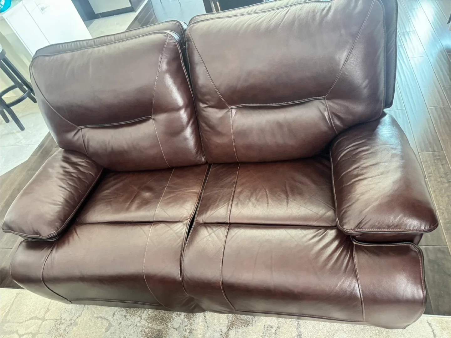 Brown Leather Reclining Couches image indicator(3)