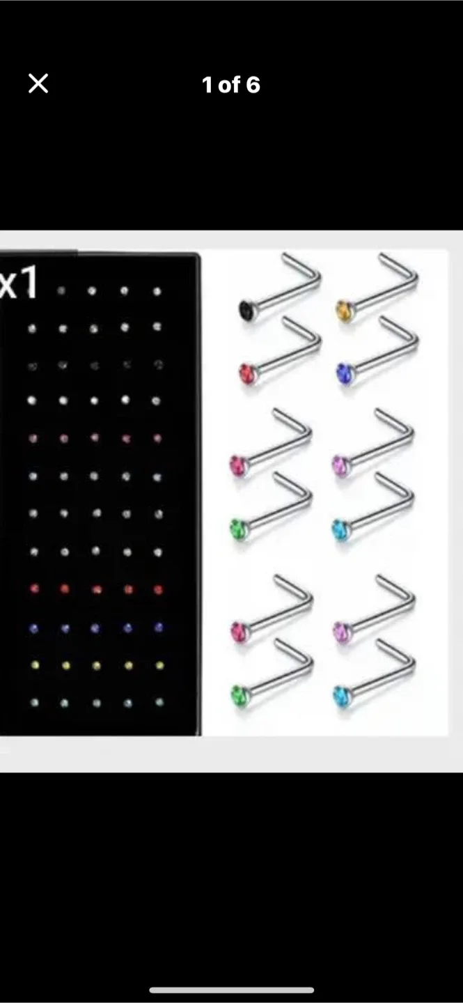 Nose Studs Set - Multi-Color