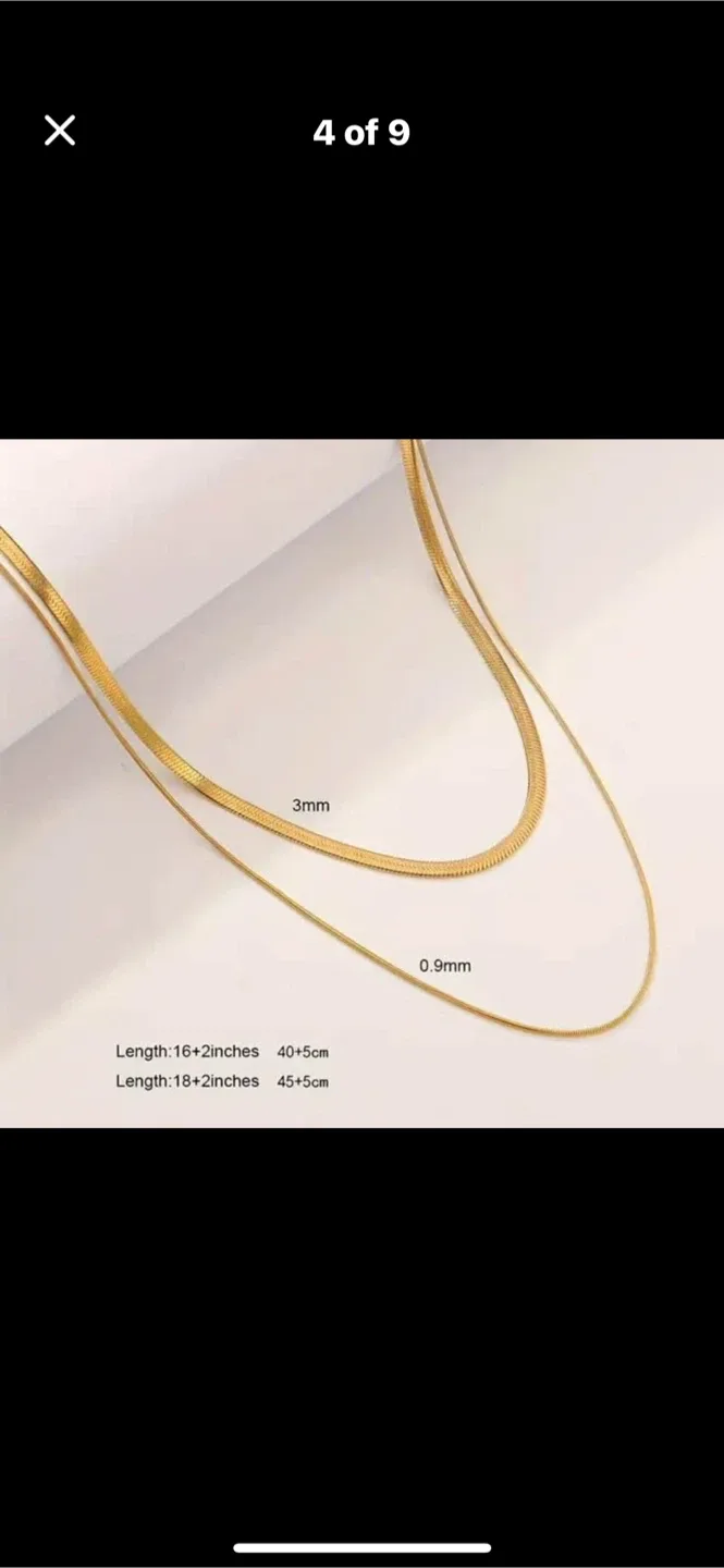 Gold Tone Disc Drop Earrings image indicator(5)
