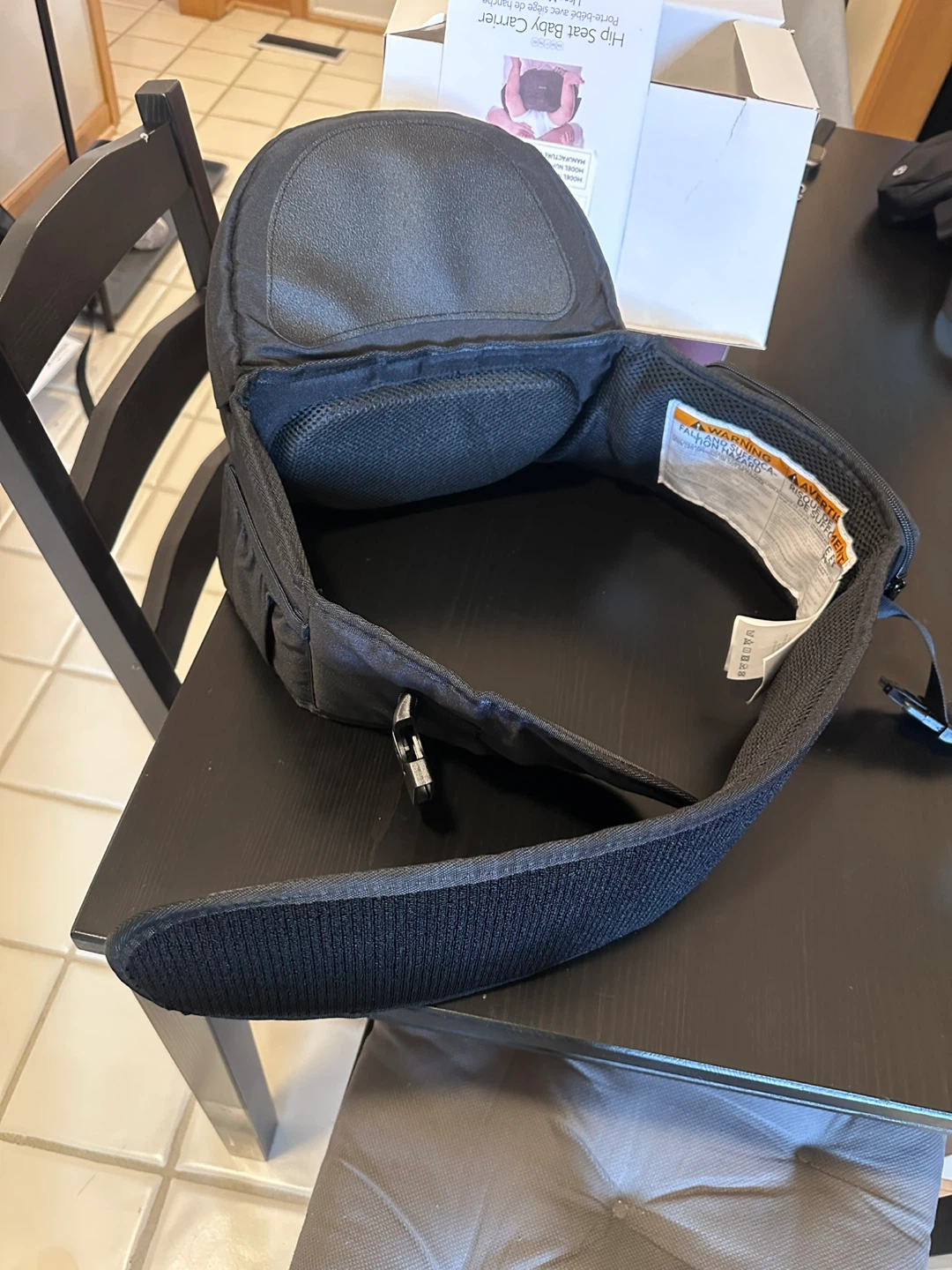 Momcozy Hip Seat Baby Carrier - Black - photo 3