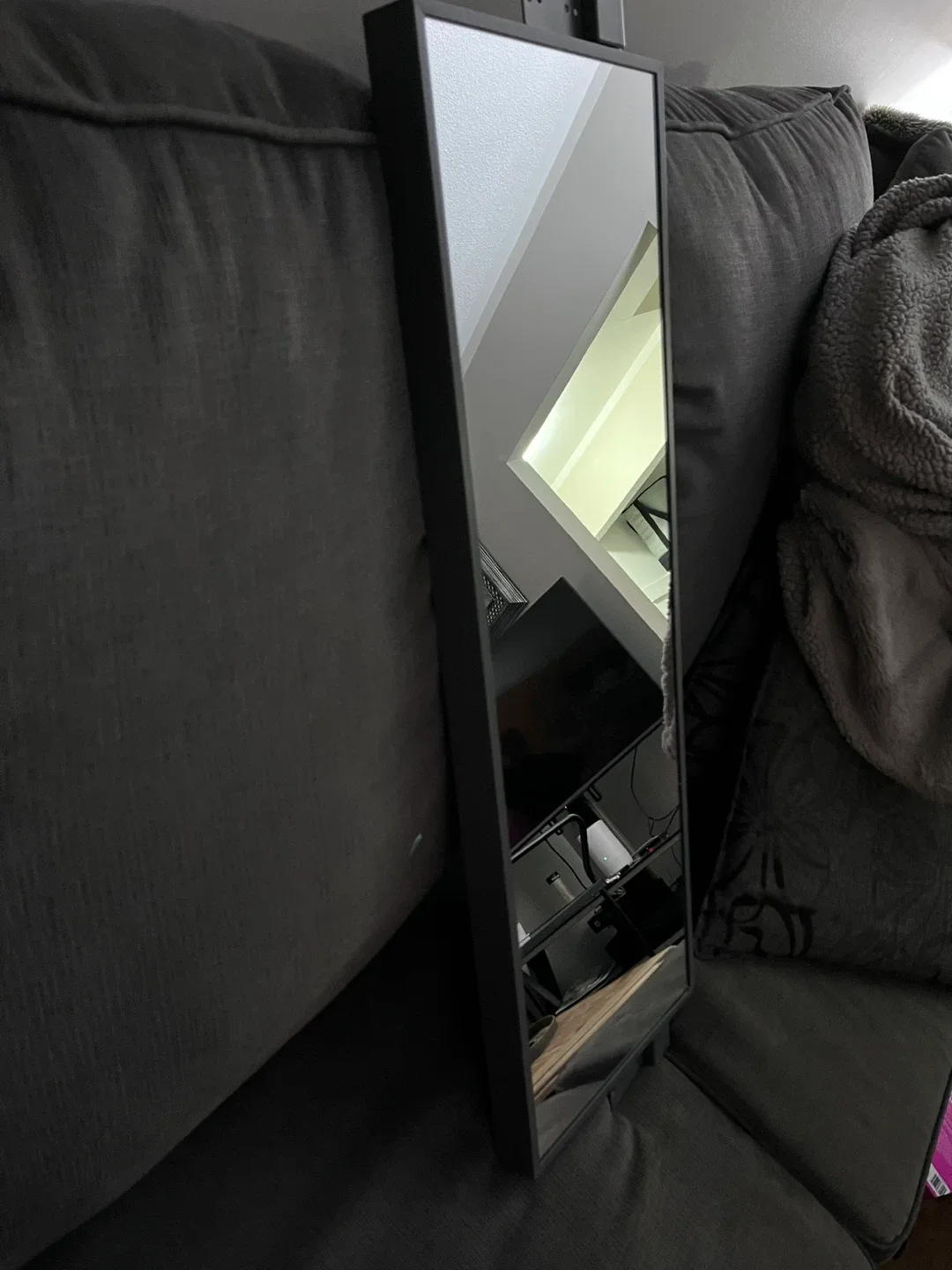 Mirror With Grey Frame image indicator(2)